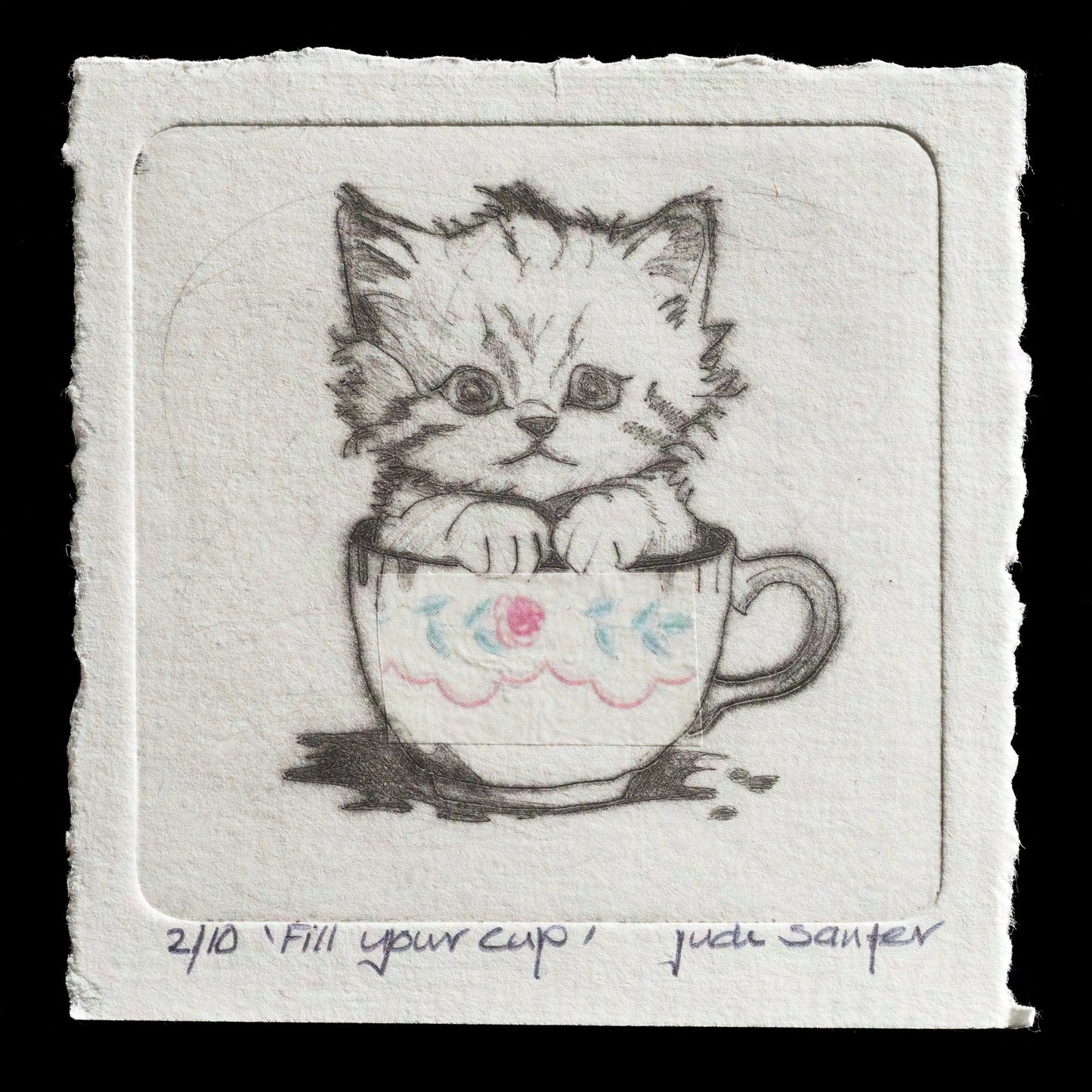 "“Fill your cup”" by Jude Santer