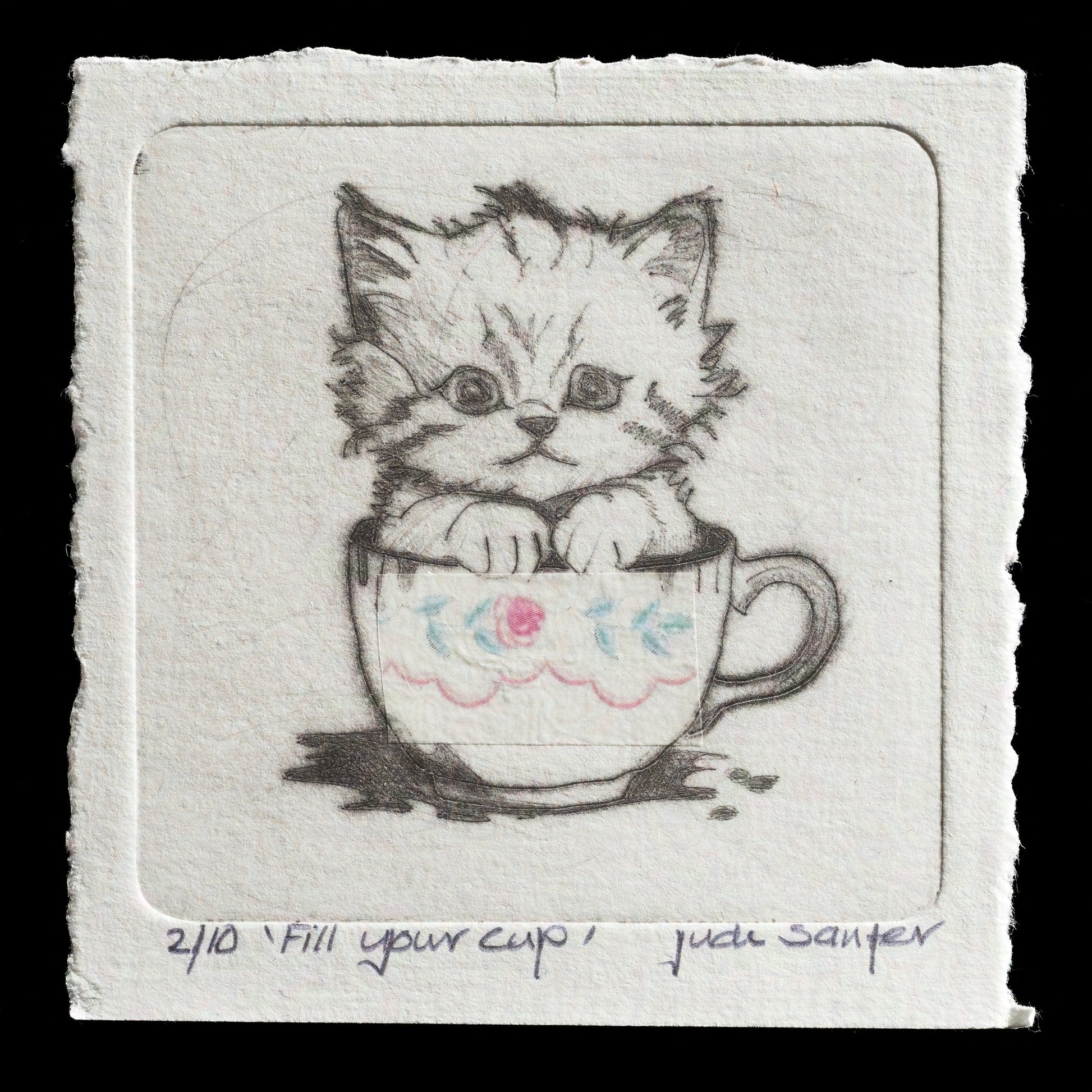 "“Fill your cup”" by Jude Santer