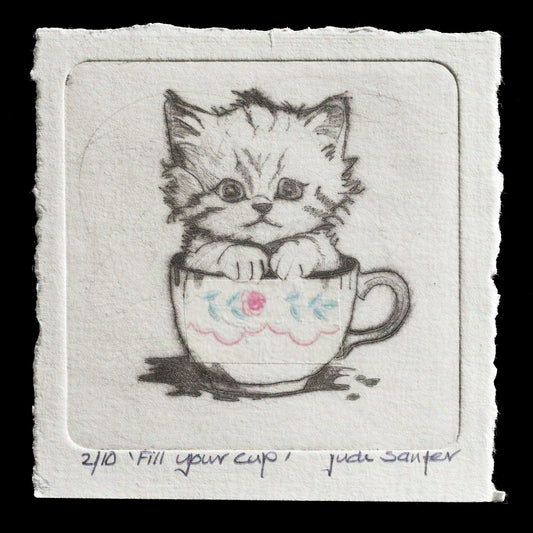 "“Fill your cup”" by Jude Santer