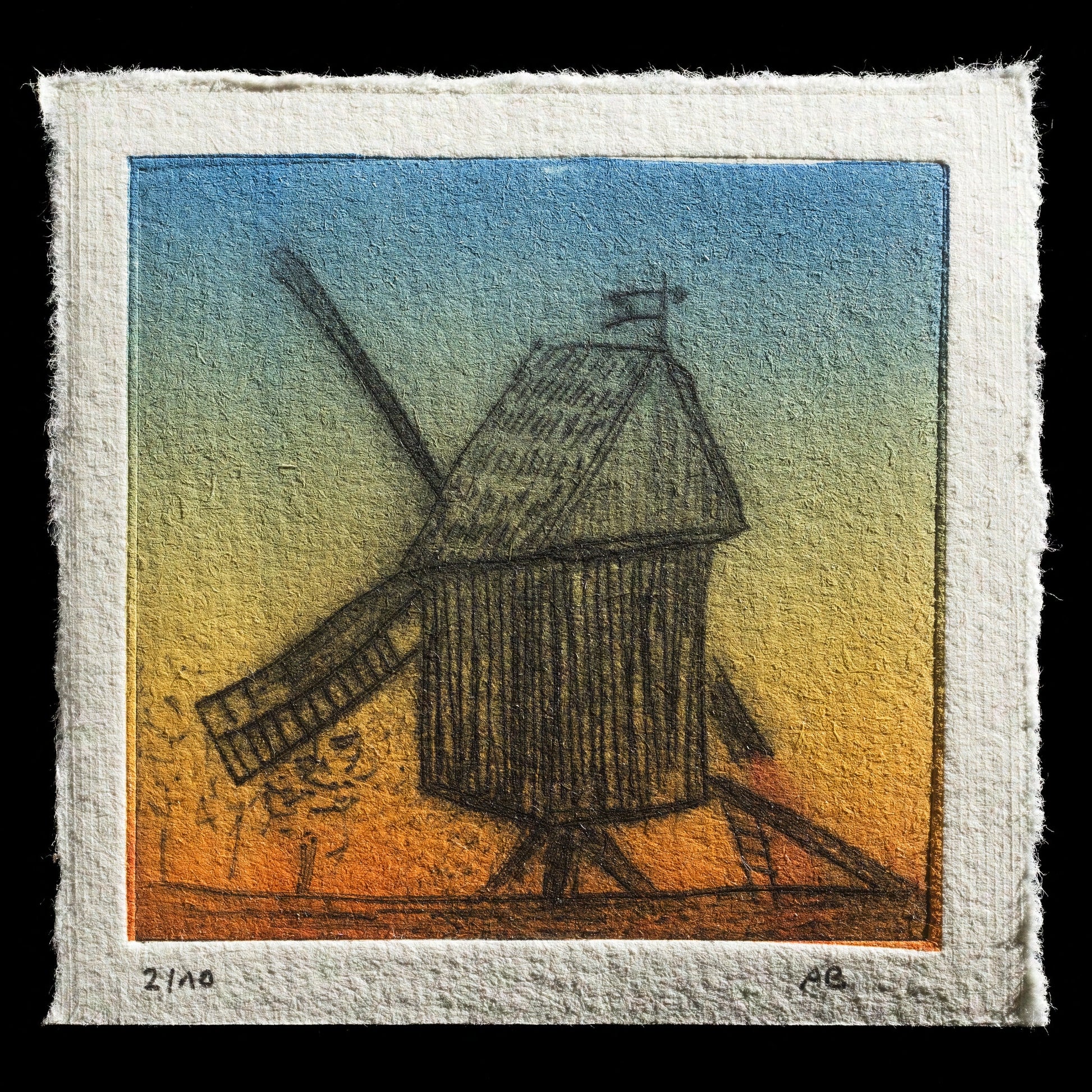 "Windmühle bei Jena" by Alica Bergmann