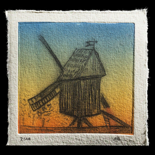 "Windmühle bei Jena" by Alica Bergmann