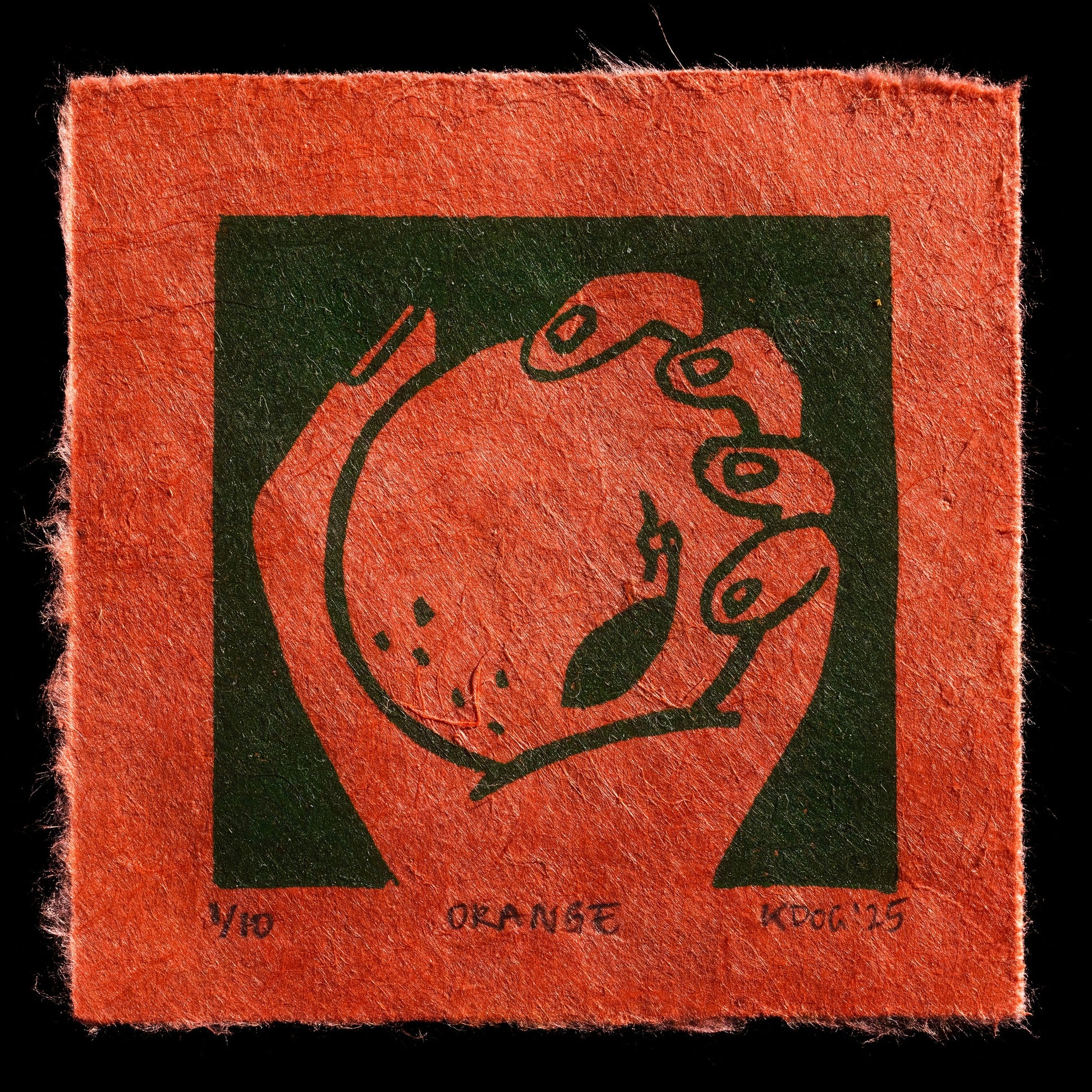 "Orange" by Kristin Werner (Dangerpoodle Prints)