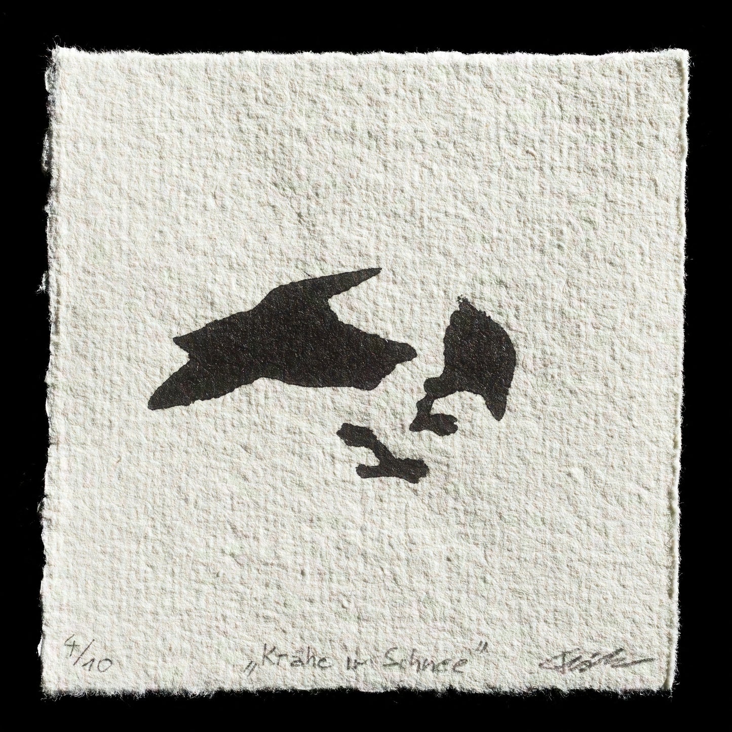 "Krähe im Schnee" by Felix Auer