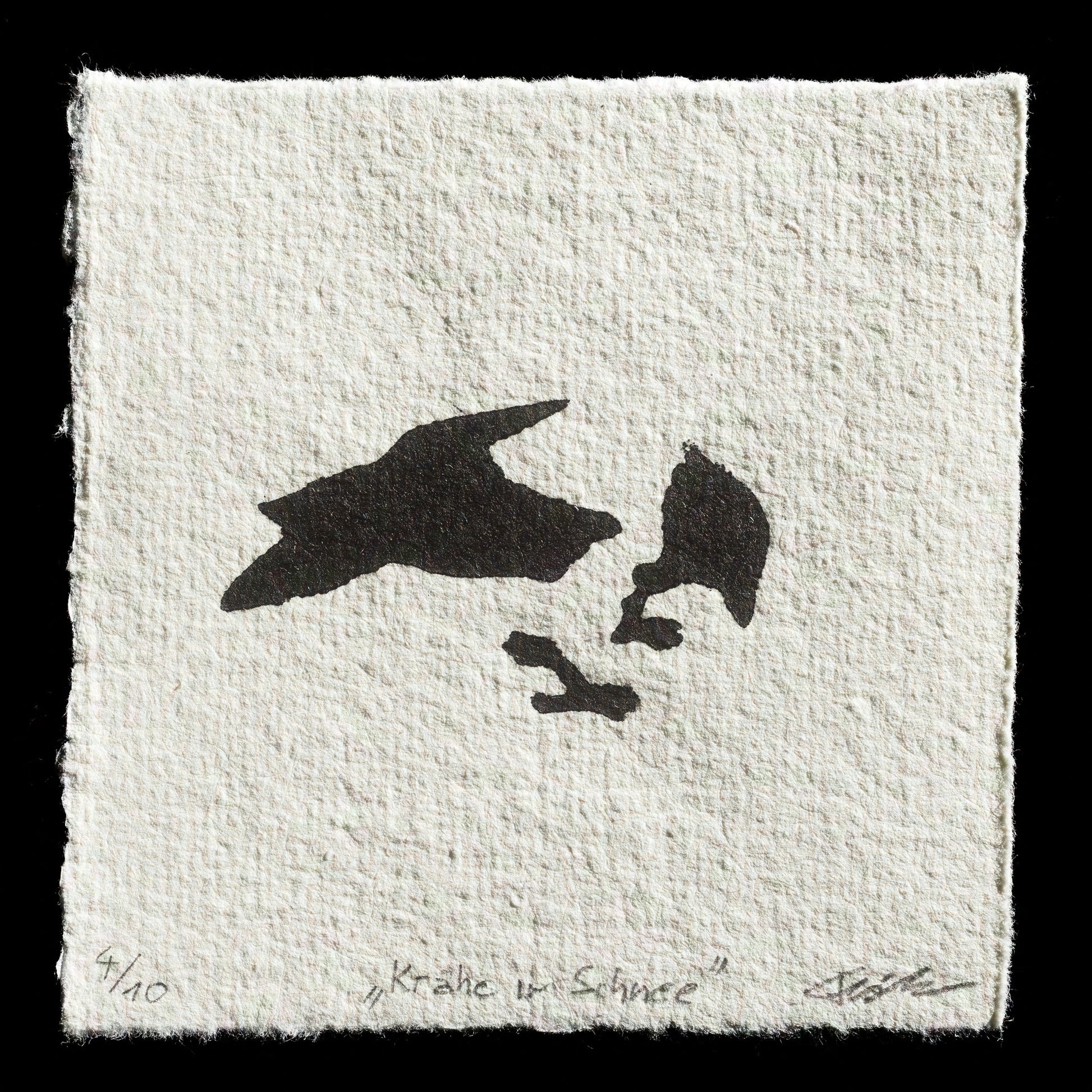 "Krähe im Schnee" by Felix Auer
