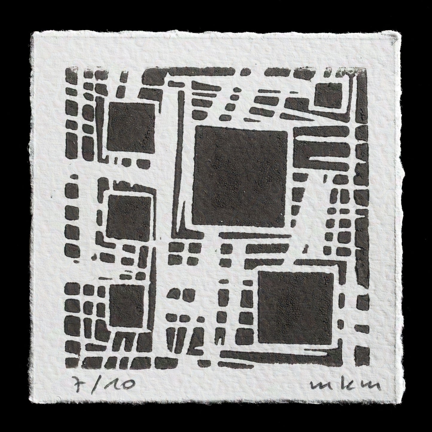 "Different squares" by Manfred Metzen