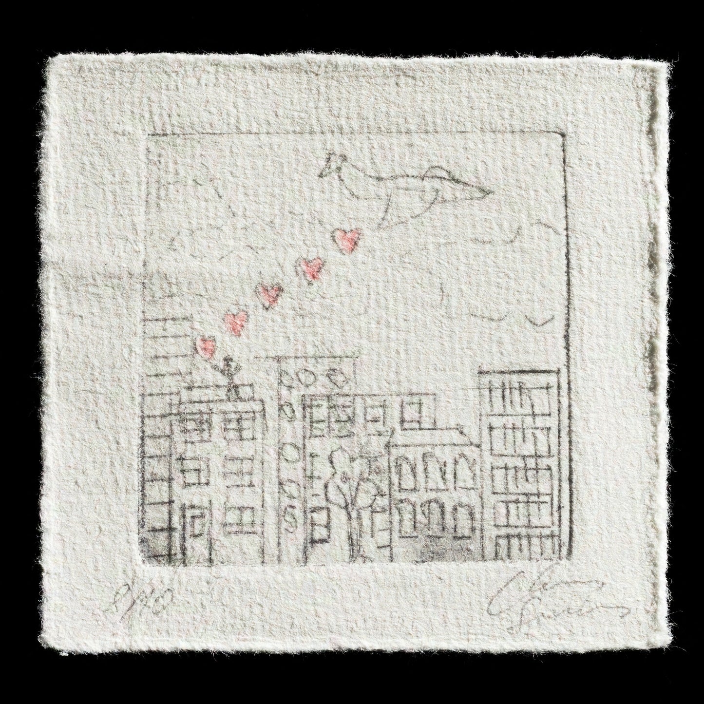 "Love no bombs" by Clemens Suerbaum