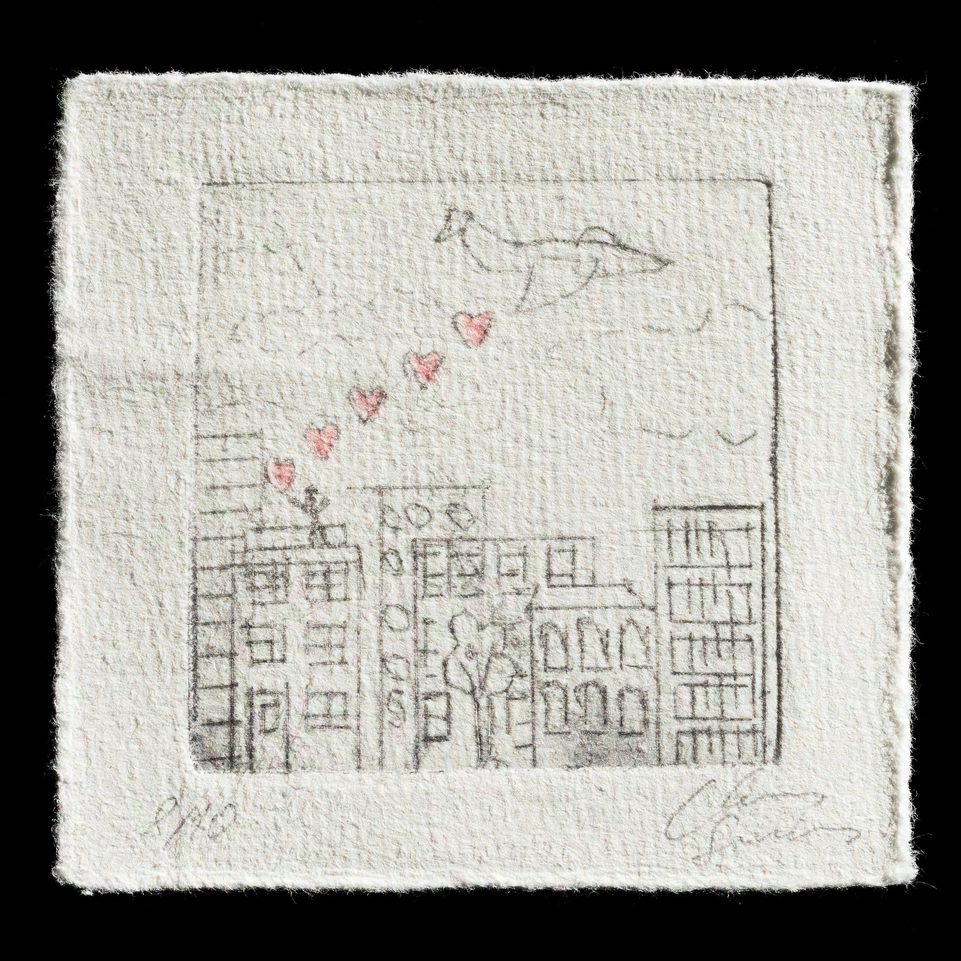 "Love no bombs" by Clemens Suerbaum