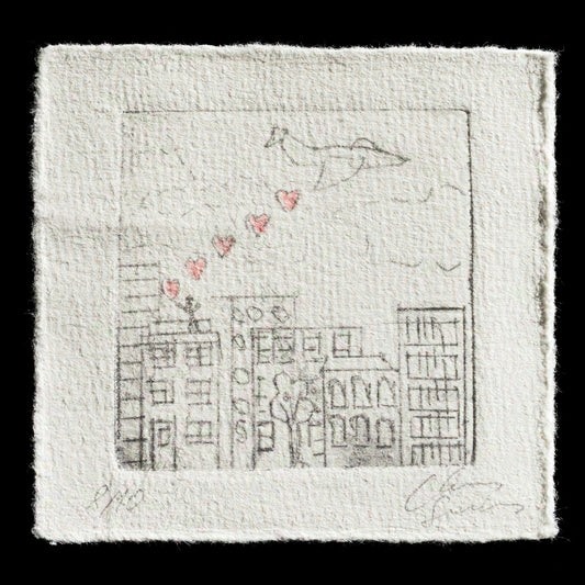 "Love no bombs" by Clemens Suerbaum