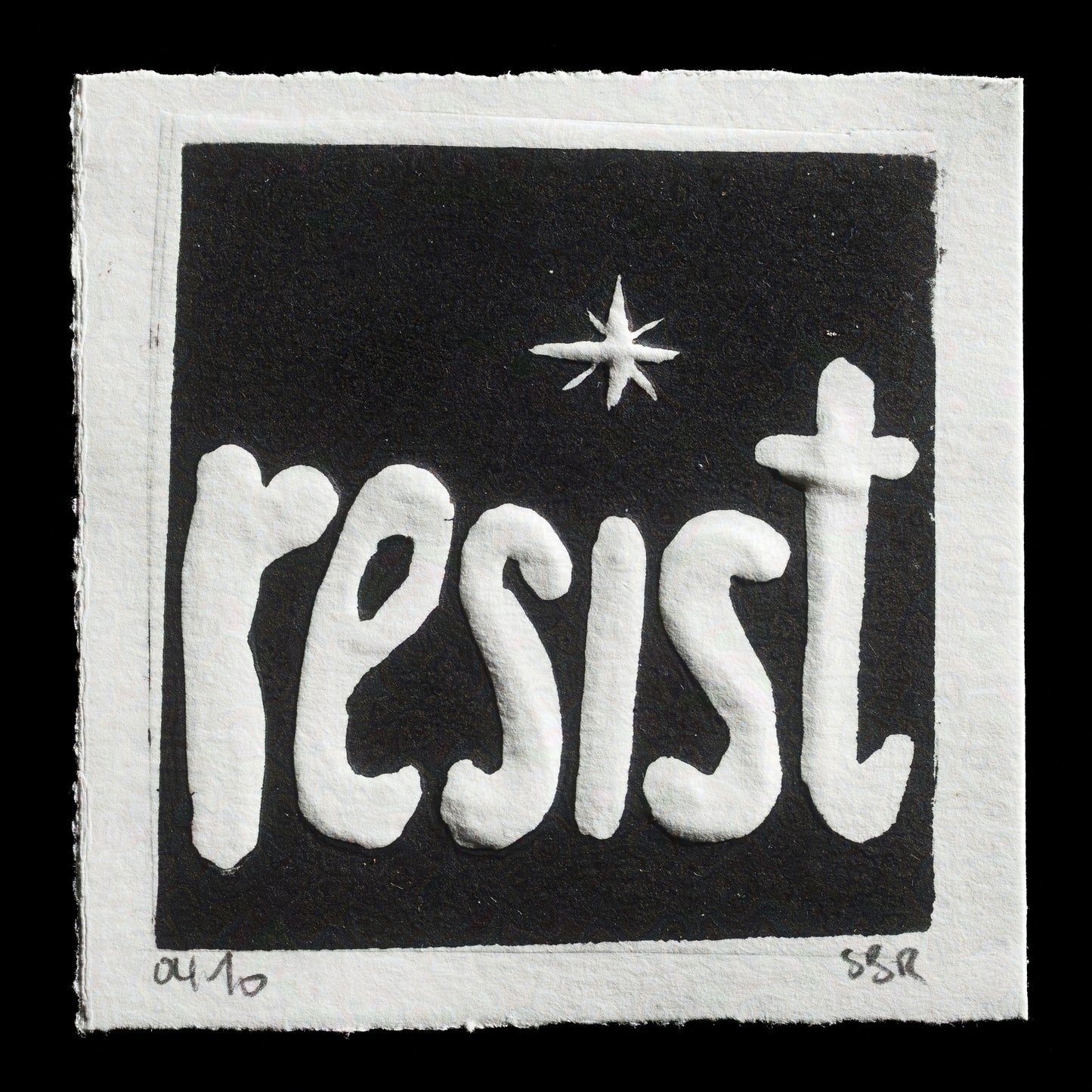 "resist the darkness" by Sybille Benedict-Rux