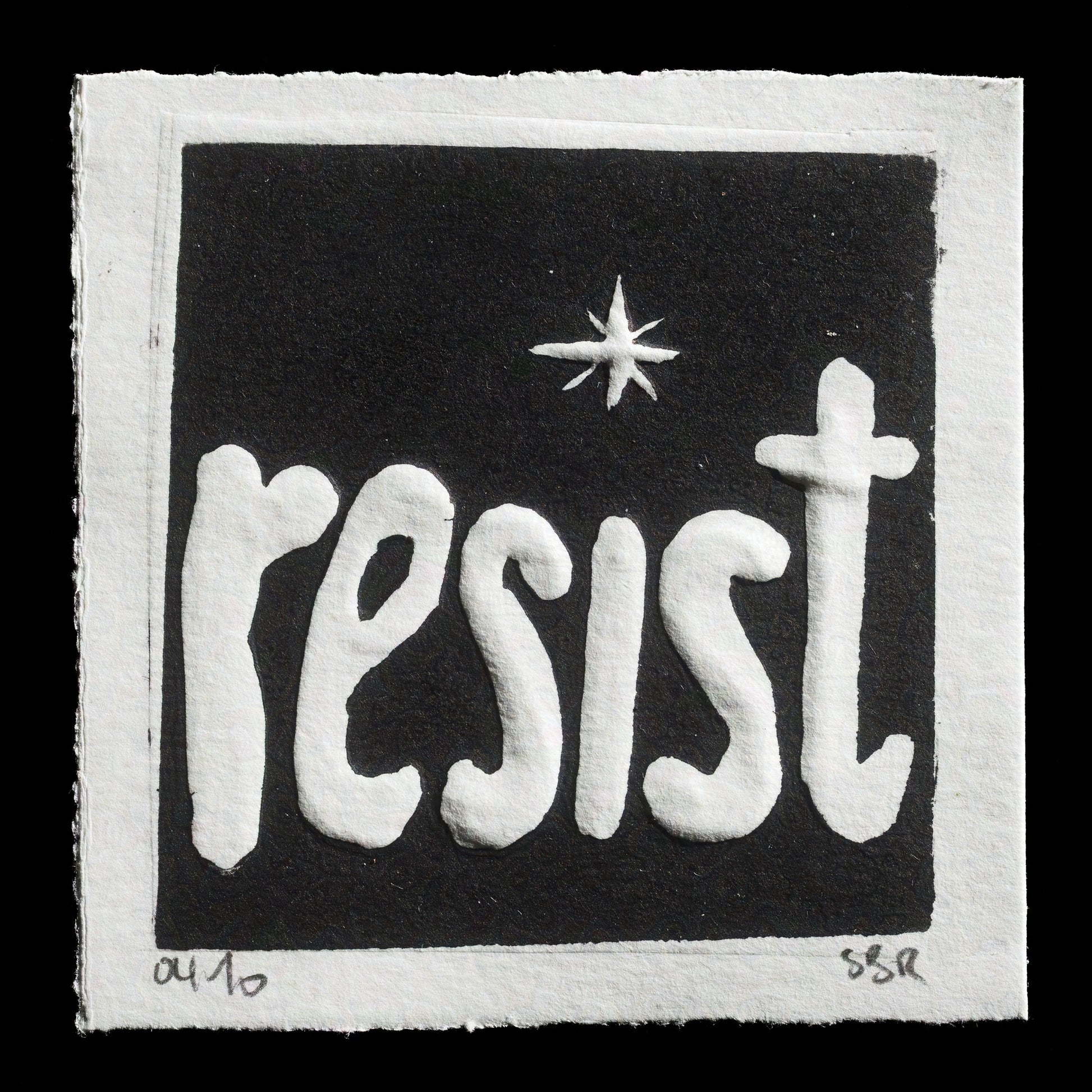 "resist the darkness" by Sybille Benedict-Rux