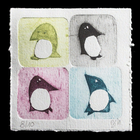"4 Pinguine" by Brigitte Münch 