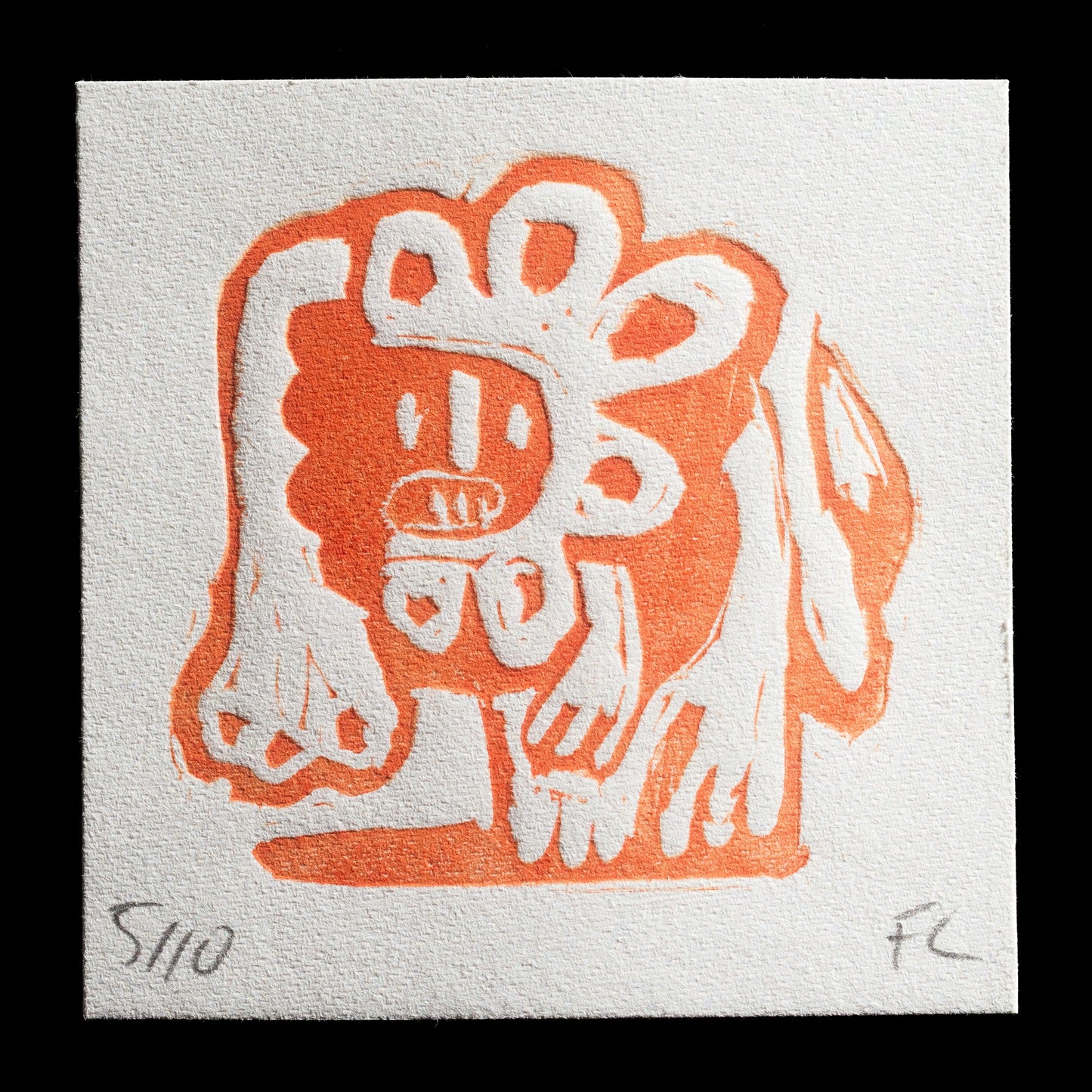 "Small Lion, Big Paw" by Fabric Lenny