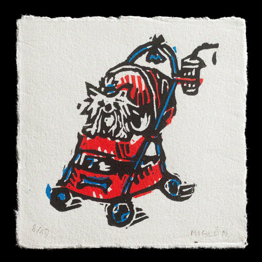 "Dog out for a walk" by Migle Nevieraite