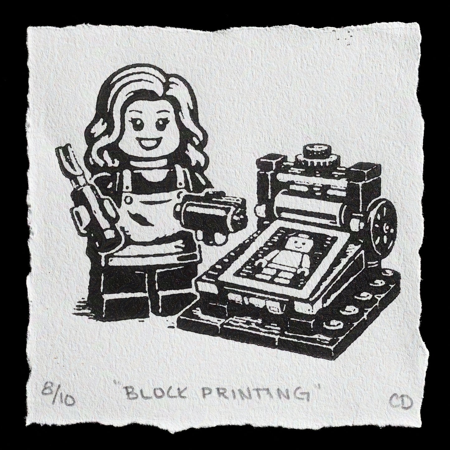 "Block Printing" by Claire Dorsett