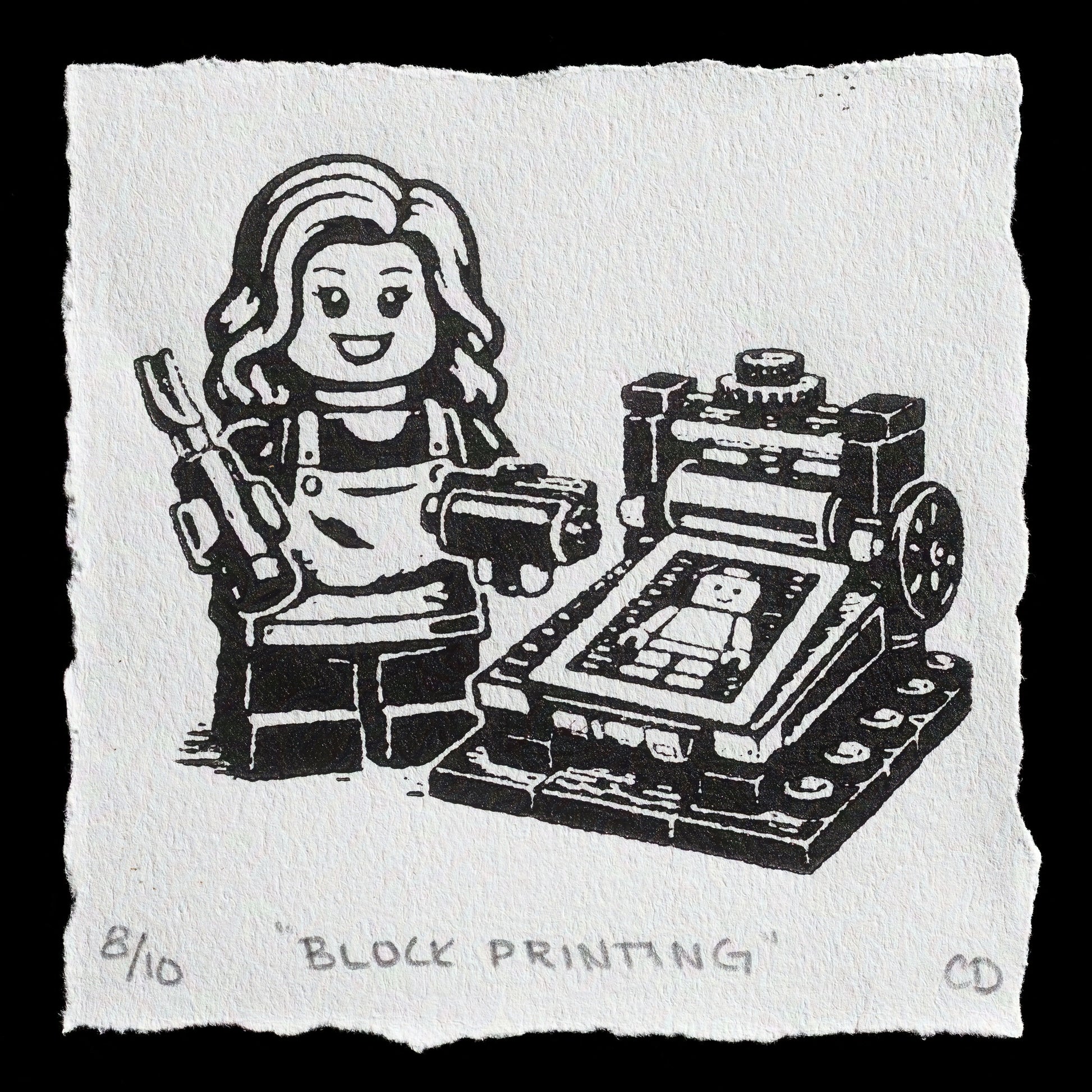"Block Printing" by Claire Dorsett