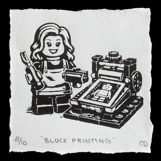 "Block Printing" by Claire Dorsett