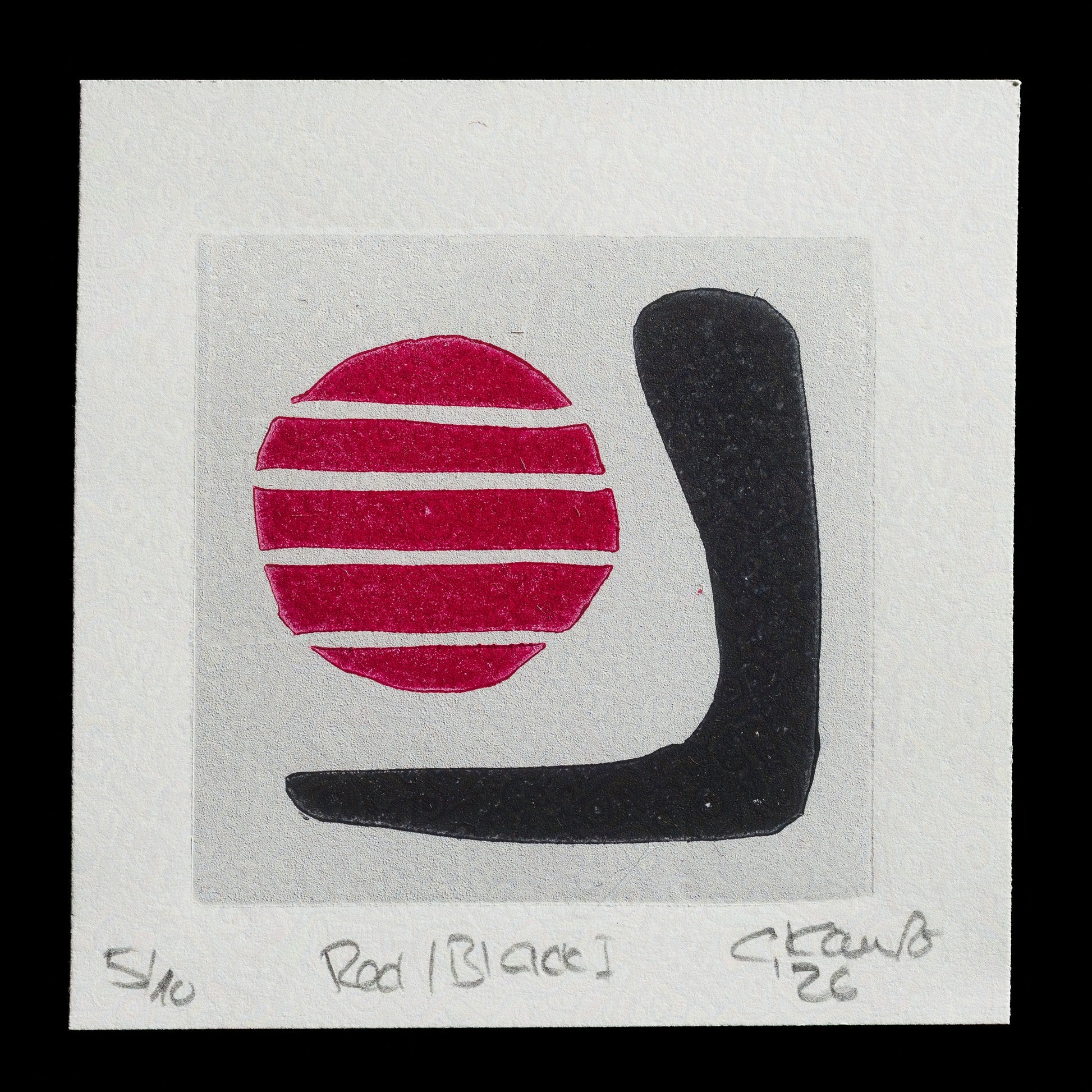 "Red/Black I" by Claudia Kammacher