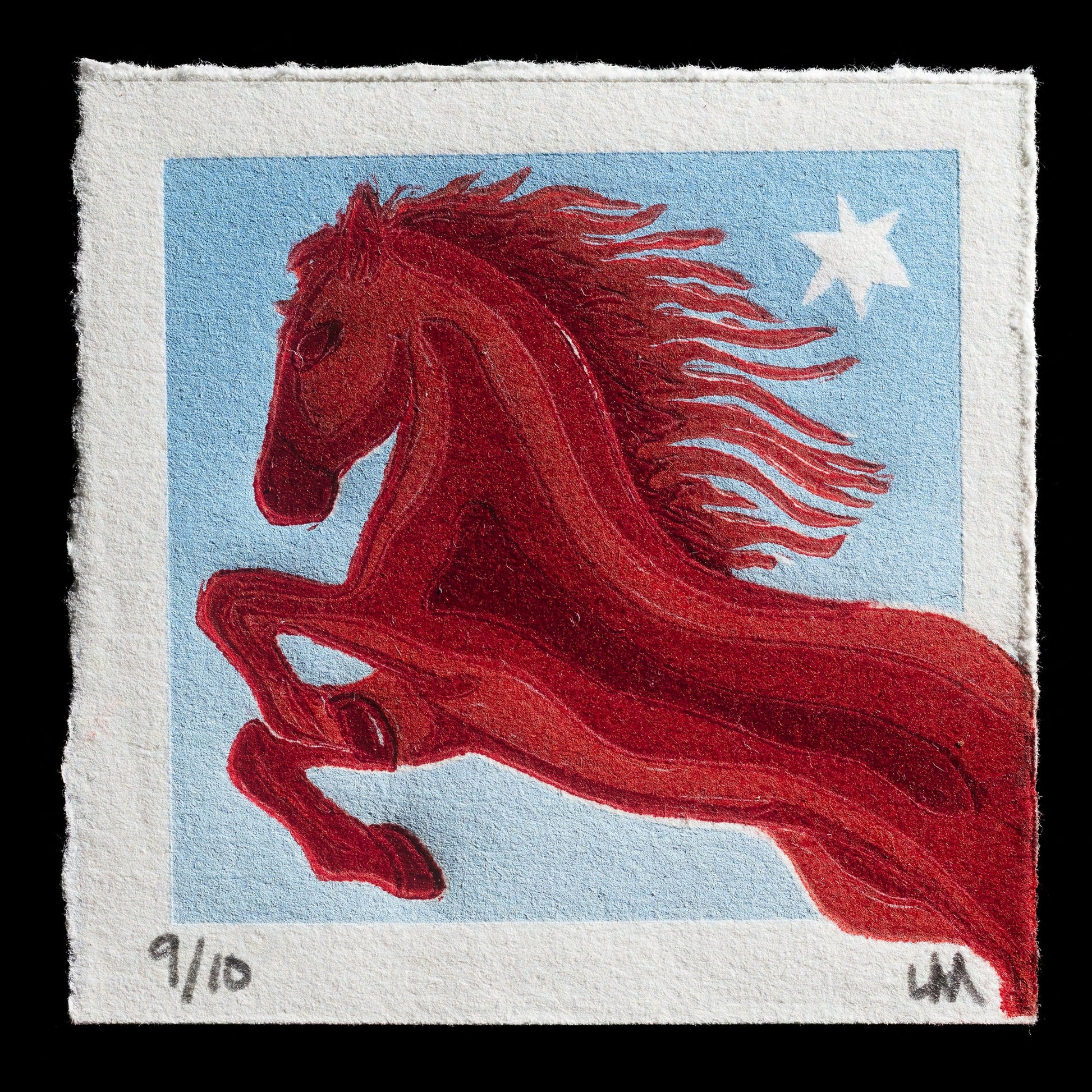 "Horse of a Different Color, Red" by Lauren A. Medford