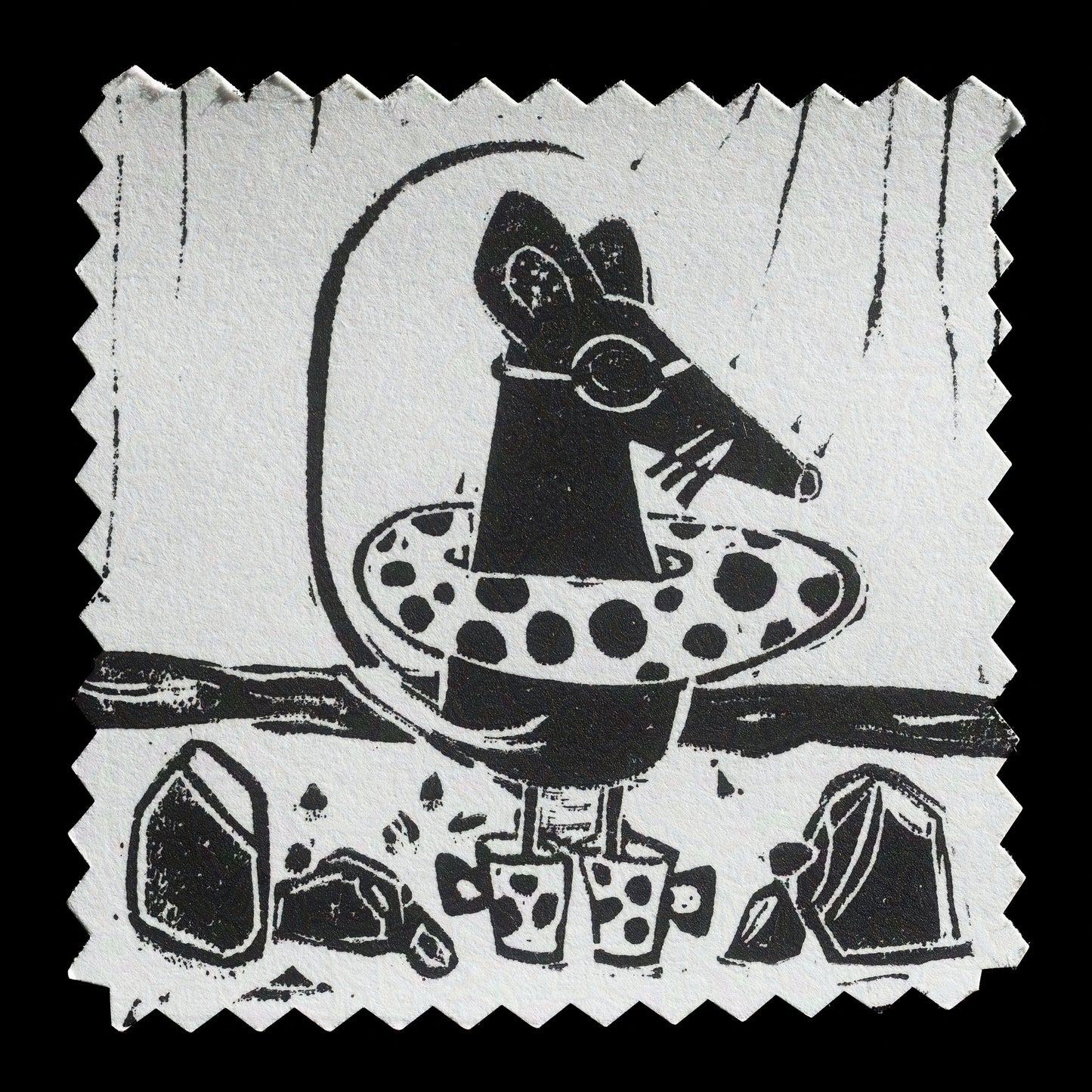 "Ready Rat on a Rocky Shore" by Erin Croft Graves