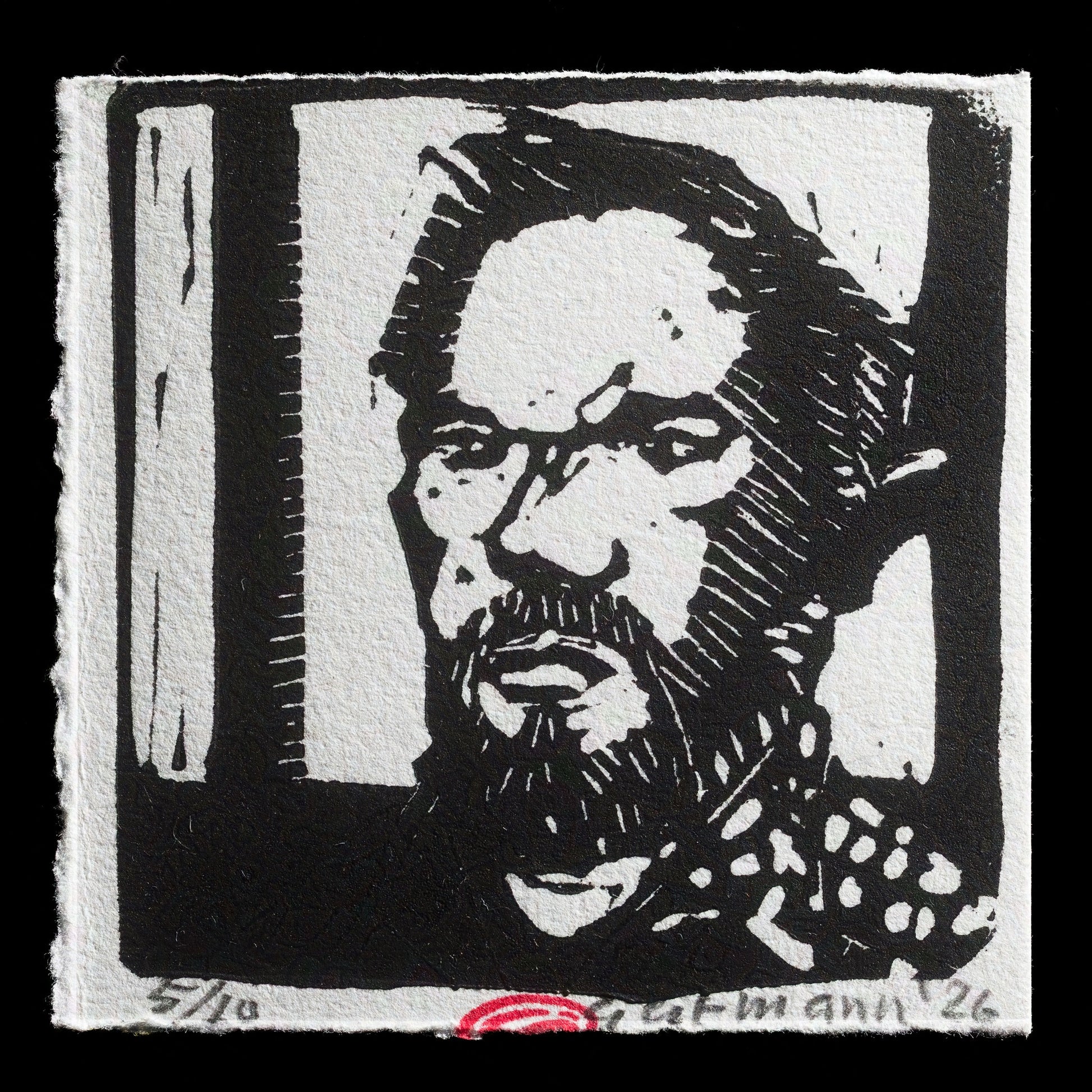 "A Face (not kvite sure ?)" by Guðm. Ármann