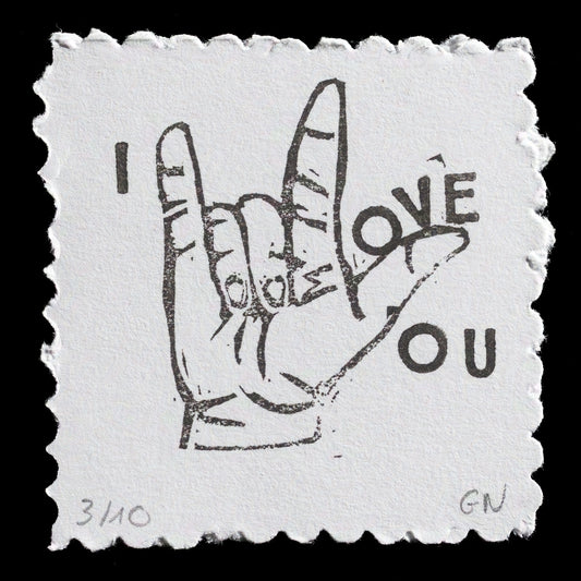 "Je taime in sign language " by Gwénaëlle